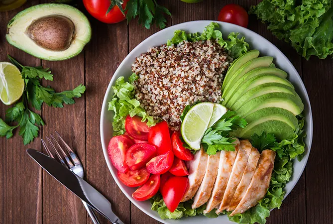Une alimentation equilibree